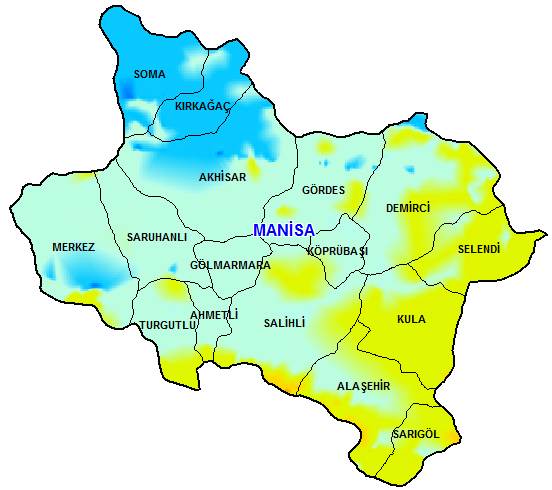 manisa guneslenme haritası
