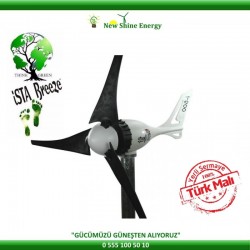 İSTABREEZE 500 WATT / 12 VOLT RÜZGAR TÜRBİNİ + ŞARJ KONTROL CİHAZI