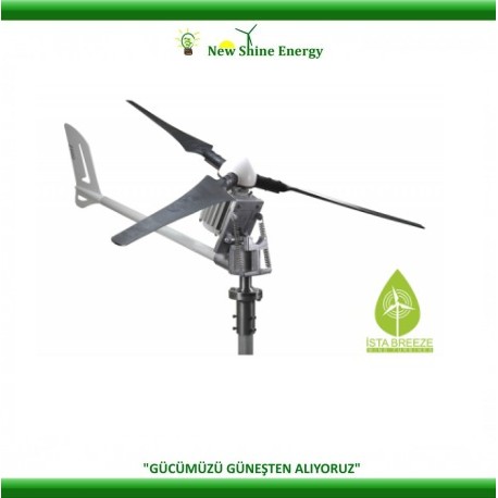 İSTABREEZE 1500 WATT / 24 VOLT RÜZGAR TÜRBİNİ + ŞARJ KONTROL CİHAZI
