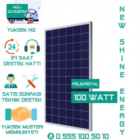 TOMMATECH 100 WATT POLİKRİSTAL GÜNEŞ PANELİ