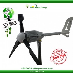İSTABREEZE 2000 WATT / 48 VOLT RÜZGAR TÜRBİNİ + ŞARJ KONTROL CİHAZI